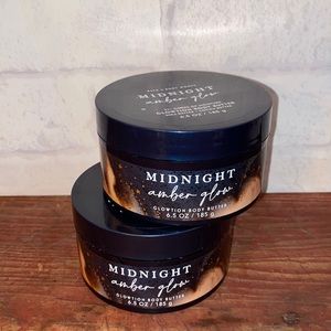 NEW Bath & Body Works Midnight Amber Glowtion Body Butter (2)